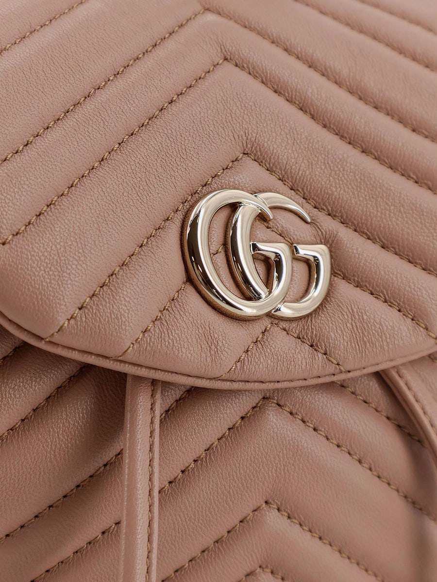 Gucci Mini GG Marmont leather backpack, view 5