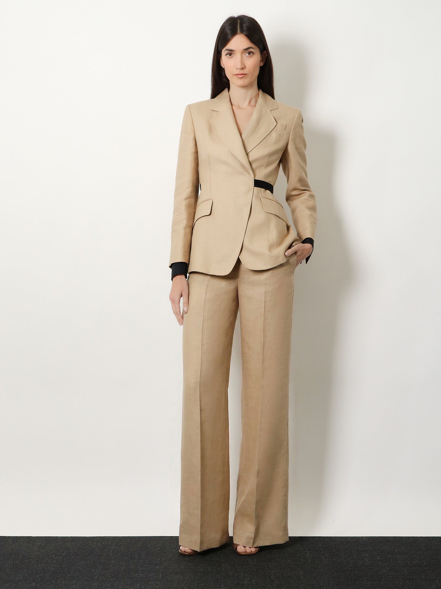 Max Mara Mxsbig linen trousers, view 2