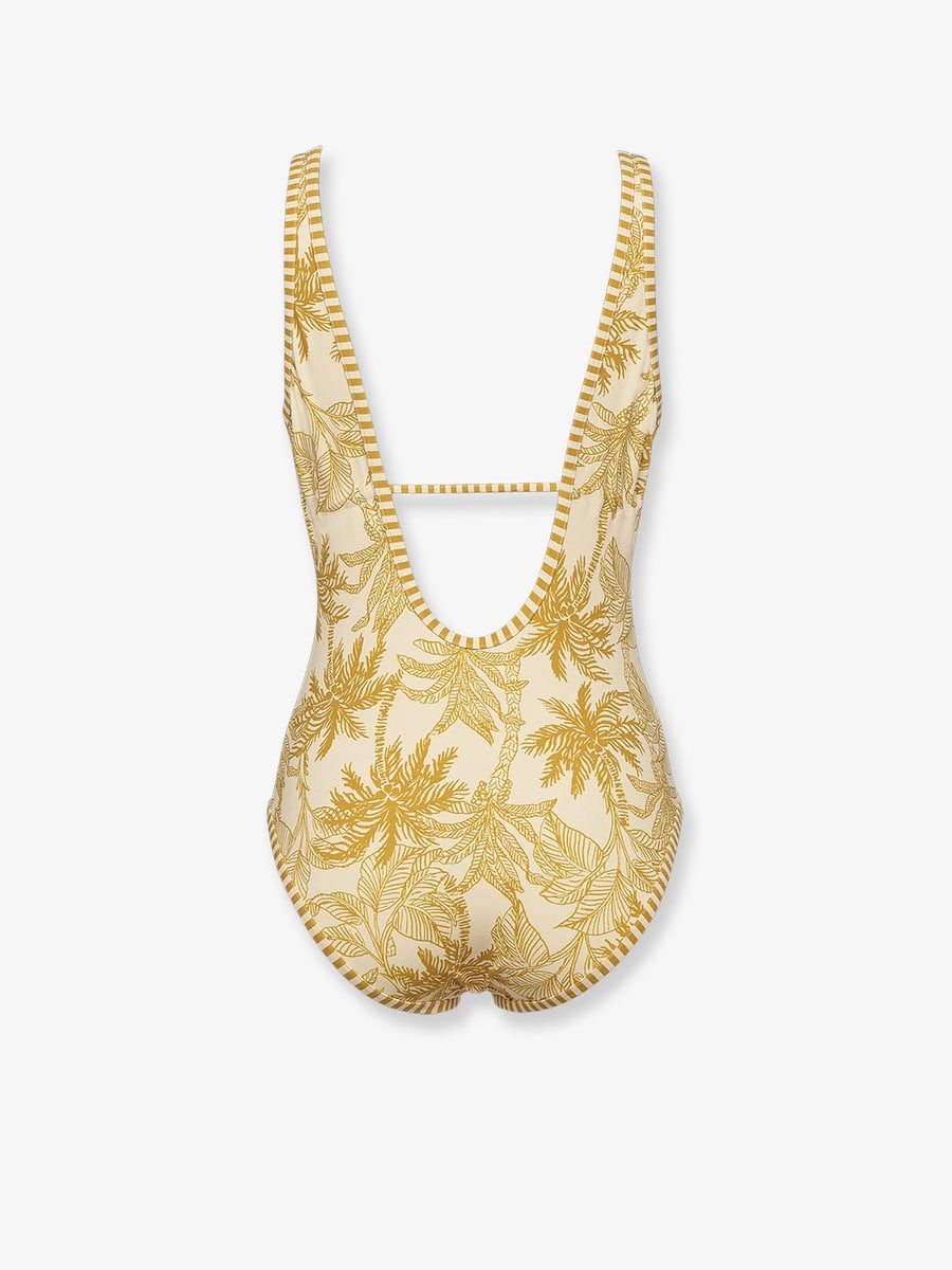 ERES One-piece swimsuit with all-over print, view 4