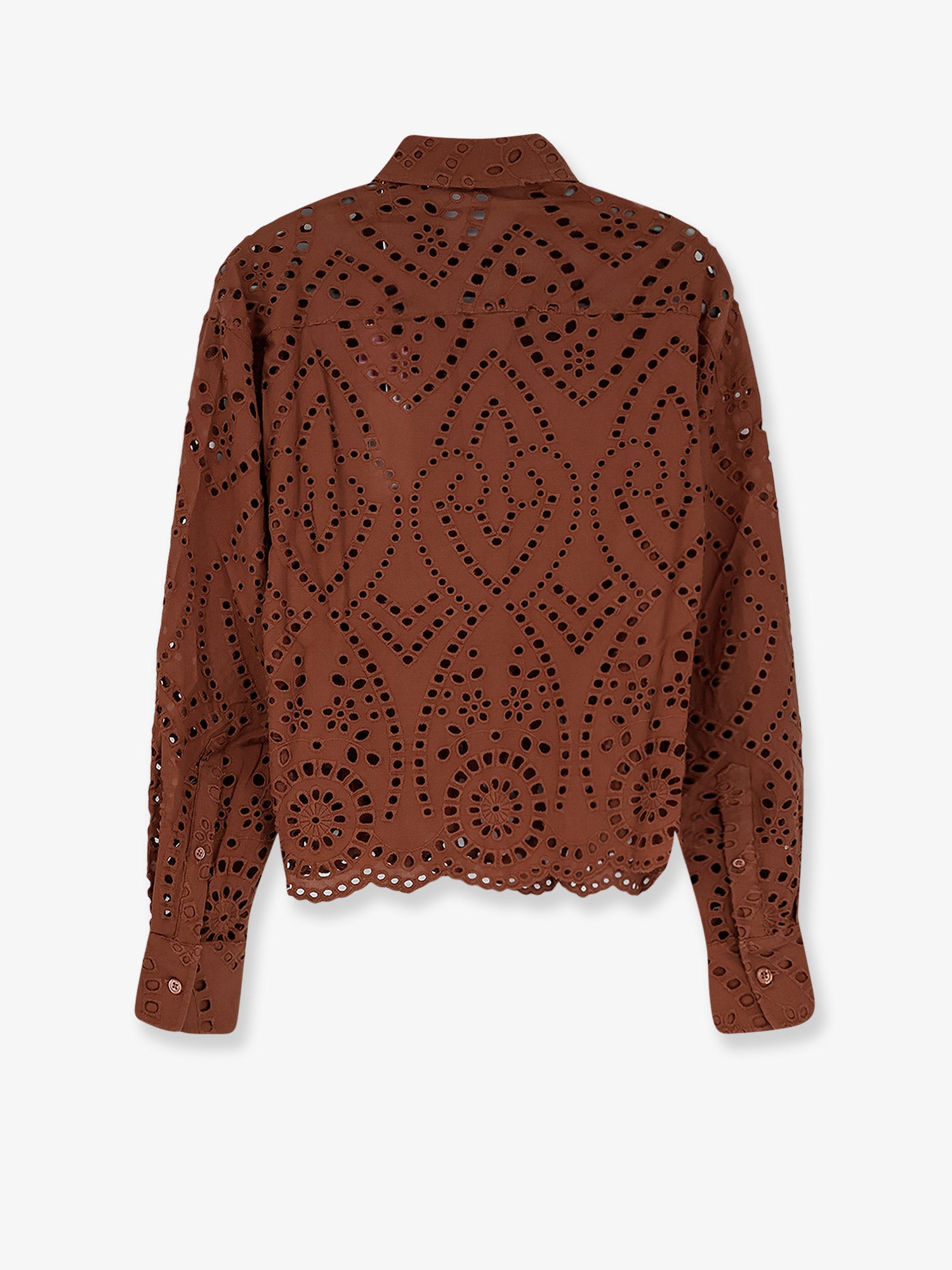 MC2 SAINT BARTH Sangallo lace Oriane shirt, view 2