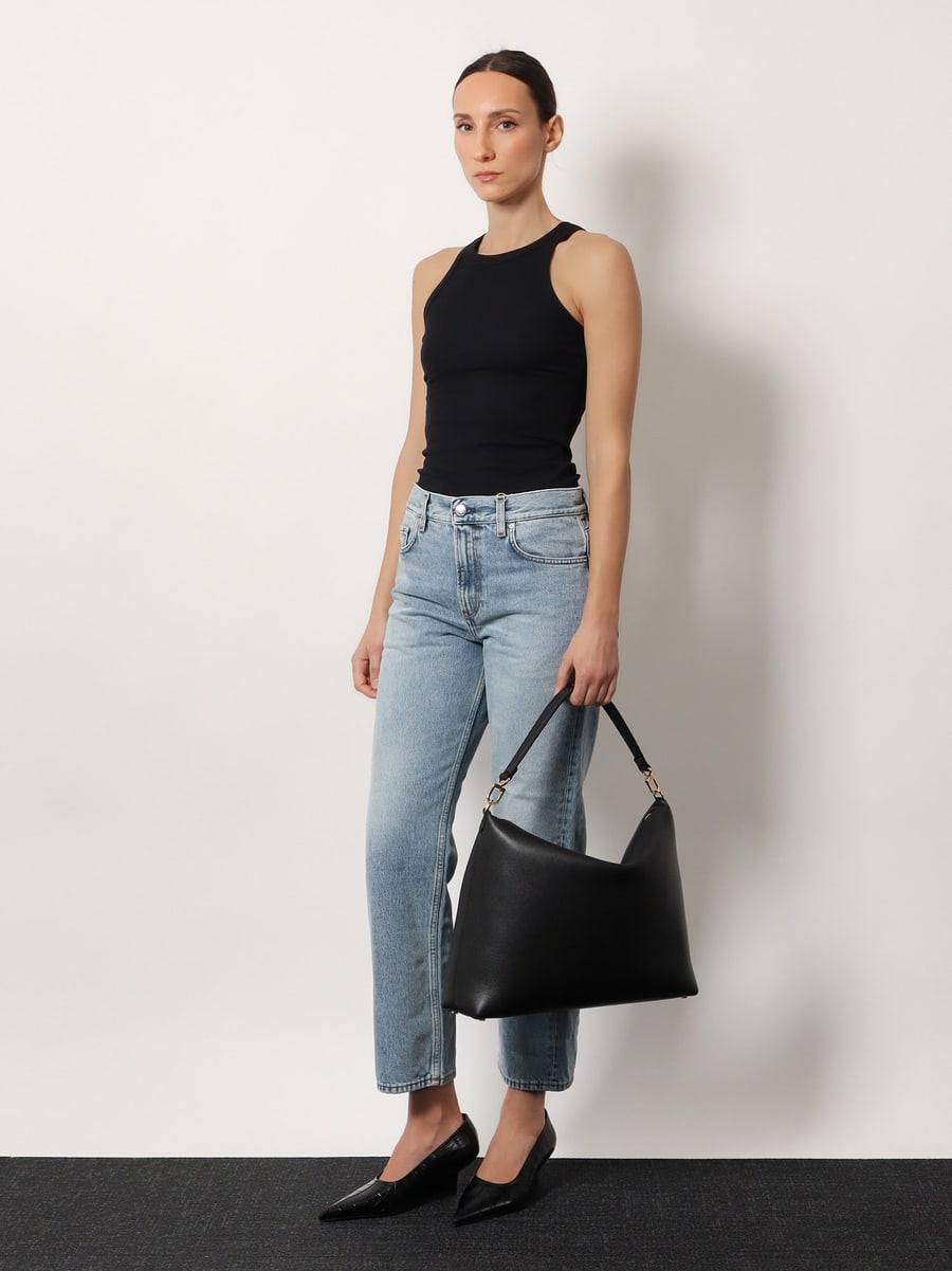 Toteme Low Straight organic cotton jeans, view 2
