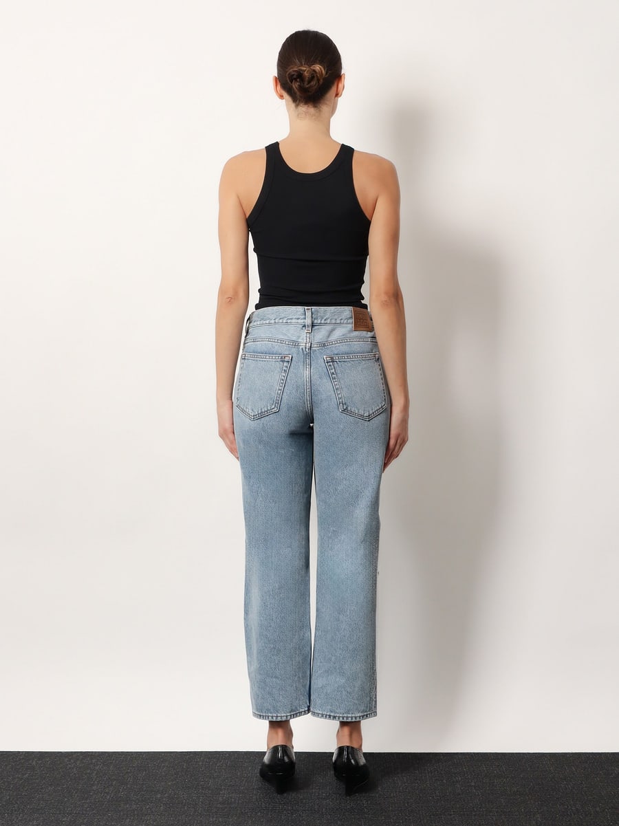 Toteme Low Straight organic cotton jeans, view 3