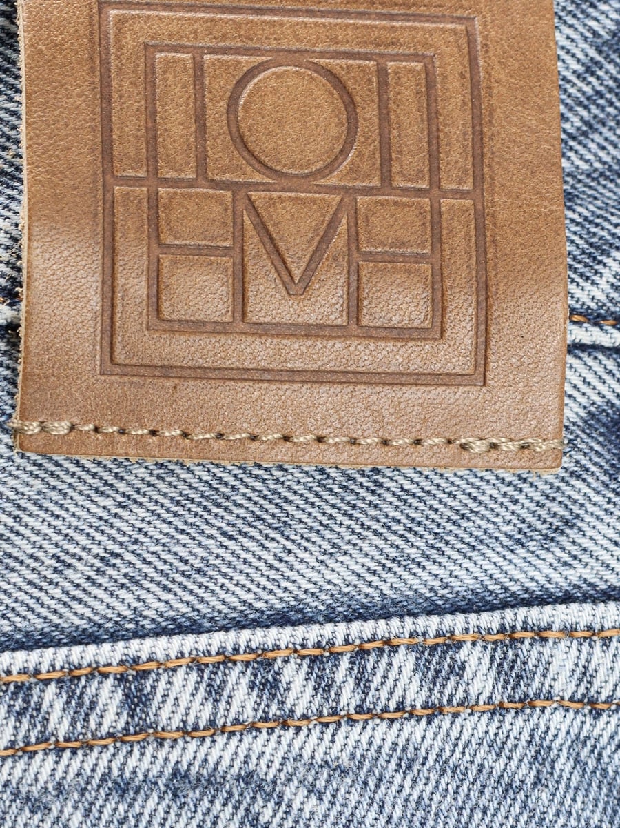 Toteme Low Straight organic cotton jeans, view 5