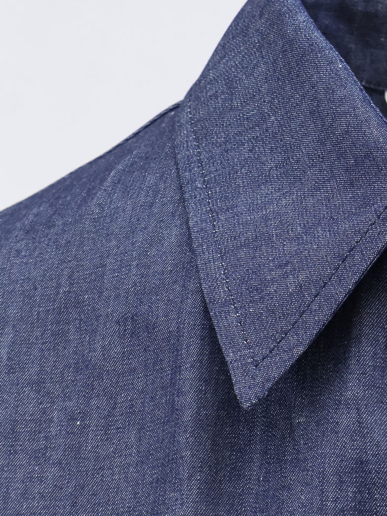 HEVO Arigliano cotton chemisier dress, view 3