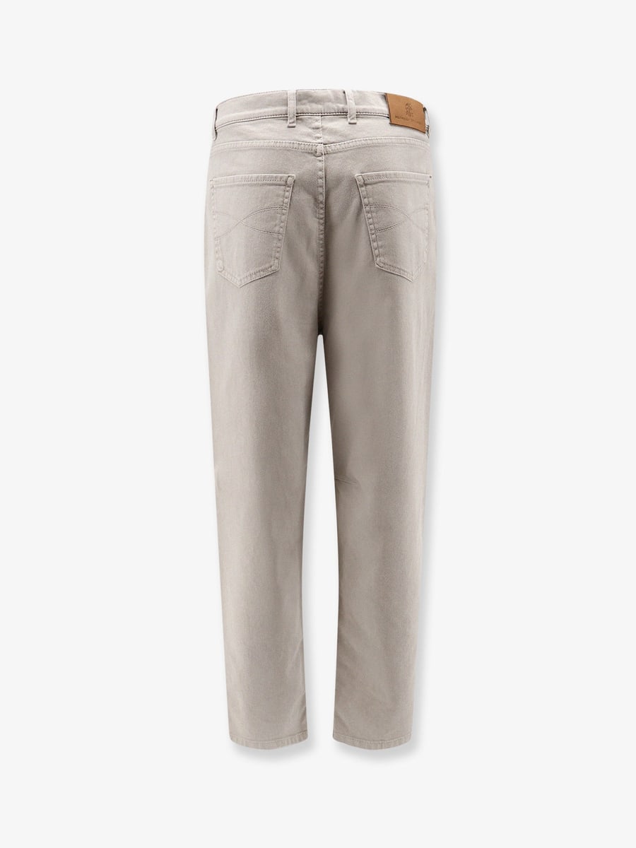 Brunello Cucinelli Stretch canvas trousers, view 2