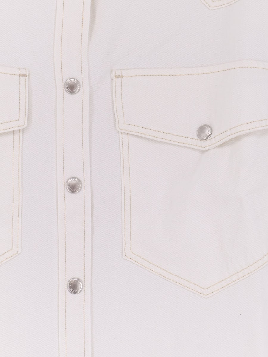 AGOLDE Lotta denim shirt, view 3