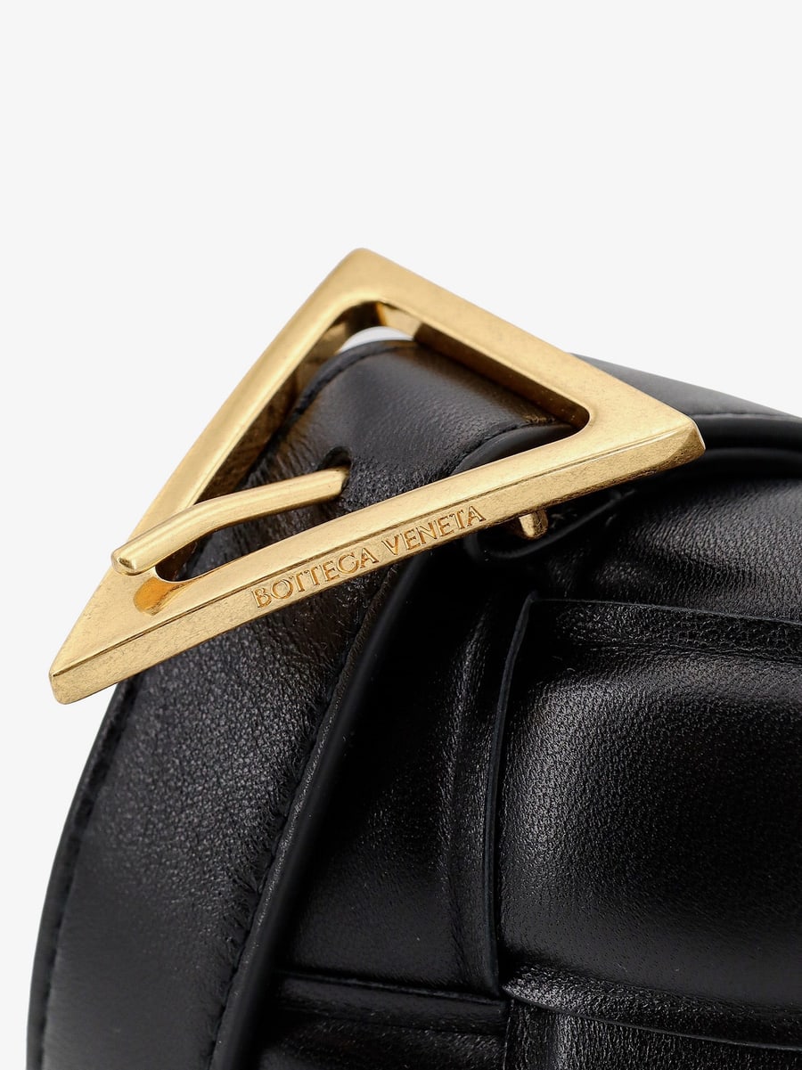 Bottega Veneta Padded leather shoulder bag with intrecciato motif, view 5