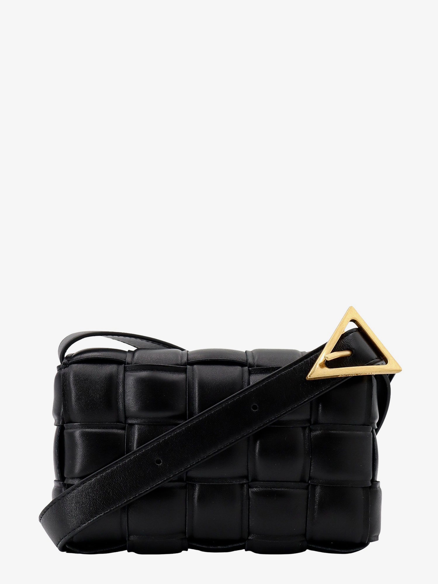 Bottega Veneta Padded leather shoulder bag with intrecciato motif, view 2