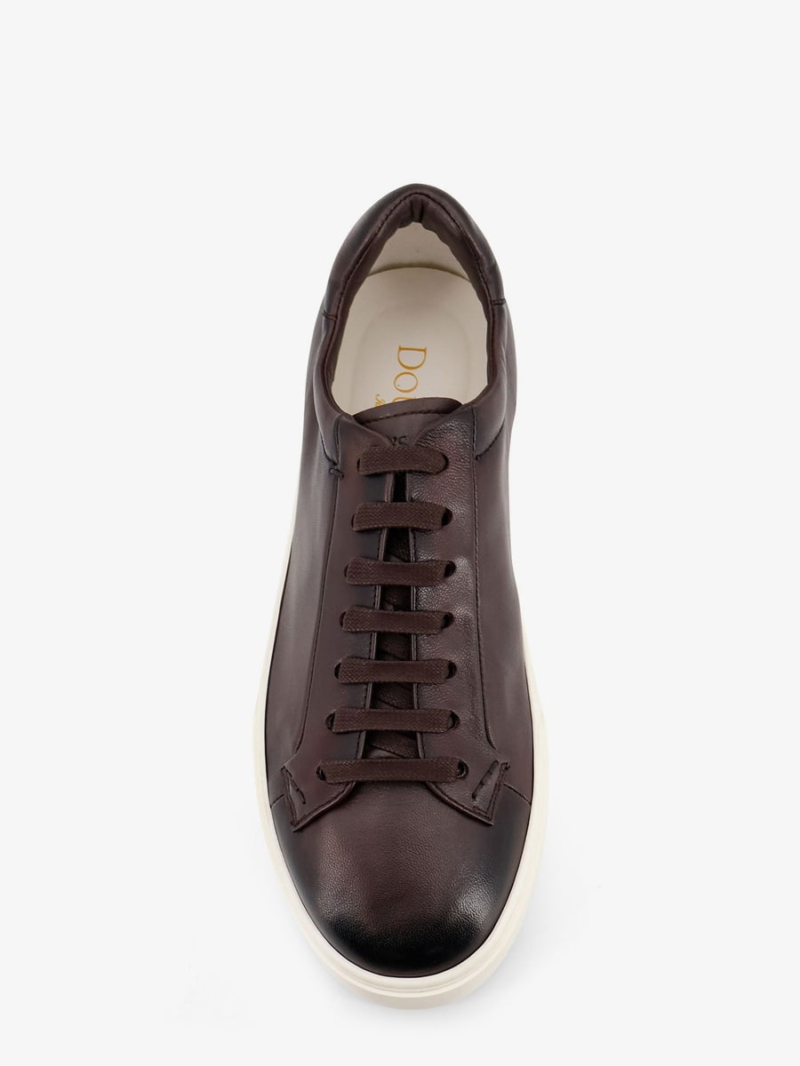 DOUCAL'S Morgan leather sneakers, view 5