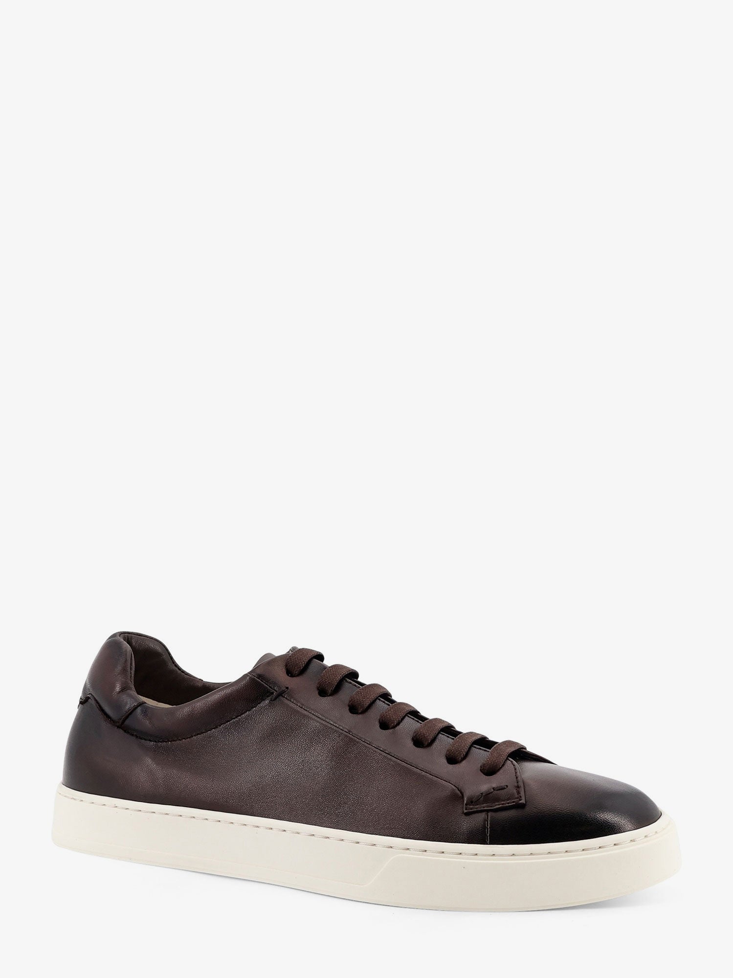 DOUCAL'S Morgan leather sneakers, view 2