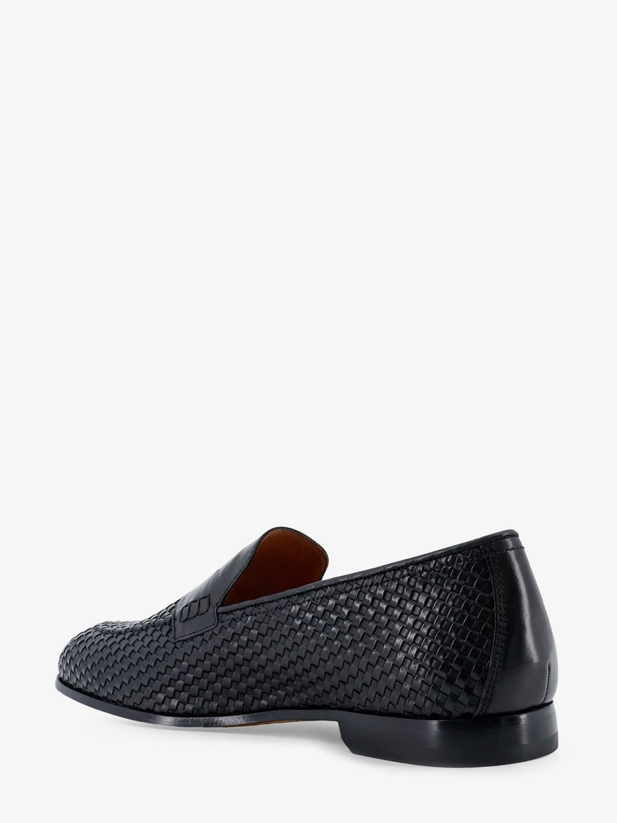 DOUCAL'S Braidy leather loafers, view 3
