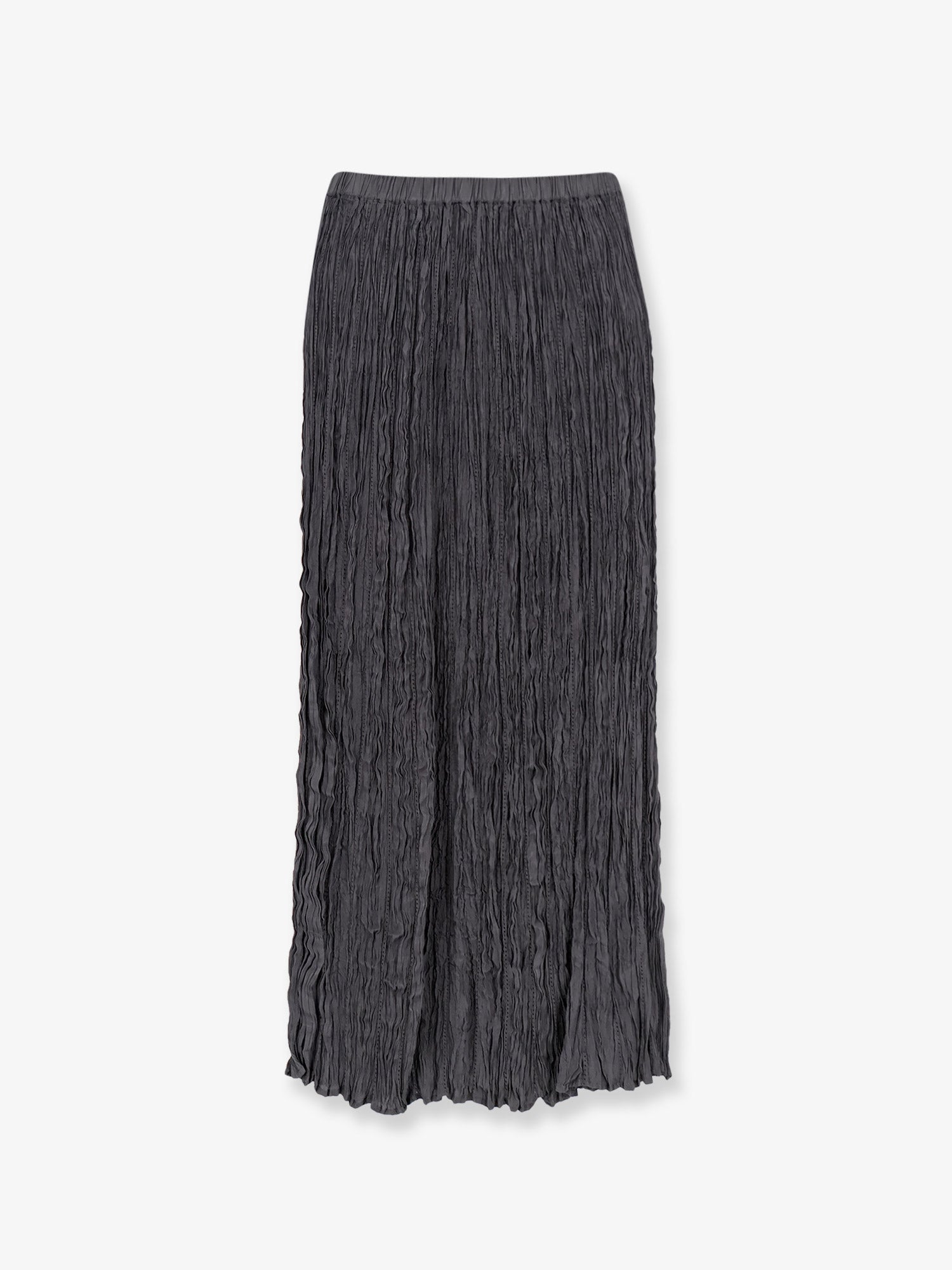 ALYSI Wrinkled viscose skirt