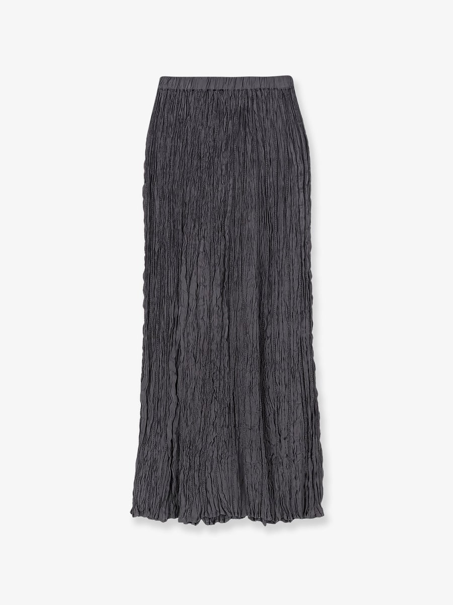 ALYSI Wrinkled viscose skirt, view 2