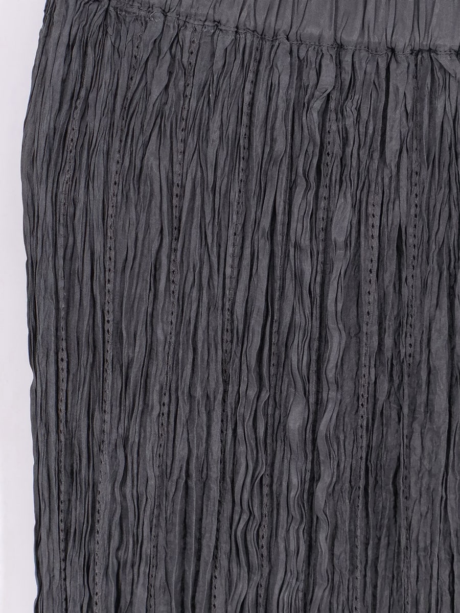 ALYSI Wrinkled viscose skirt, view 3
