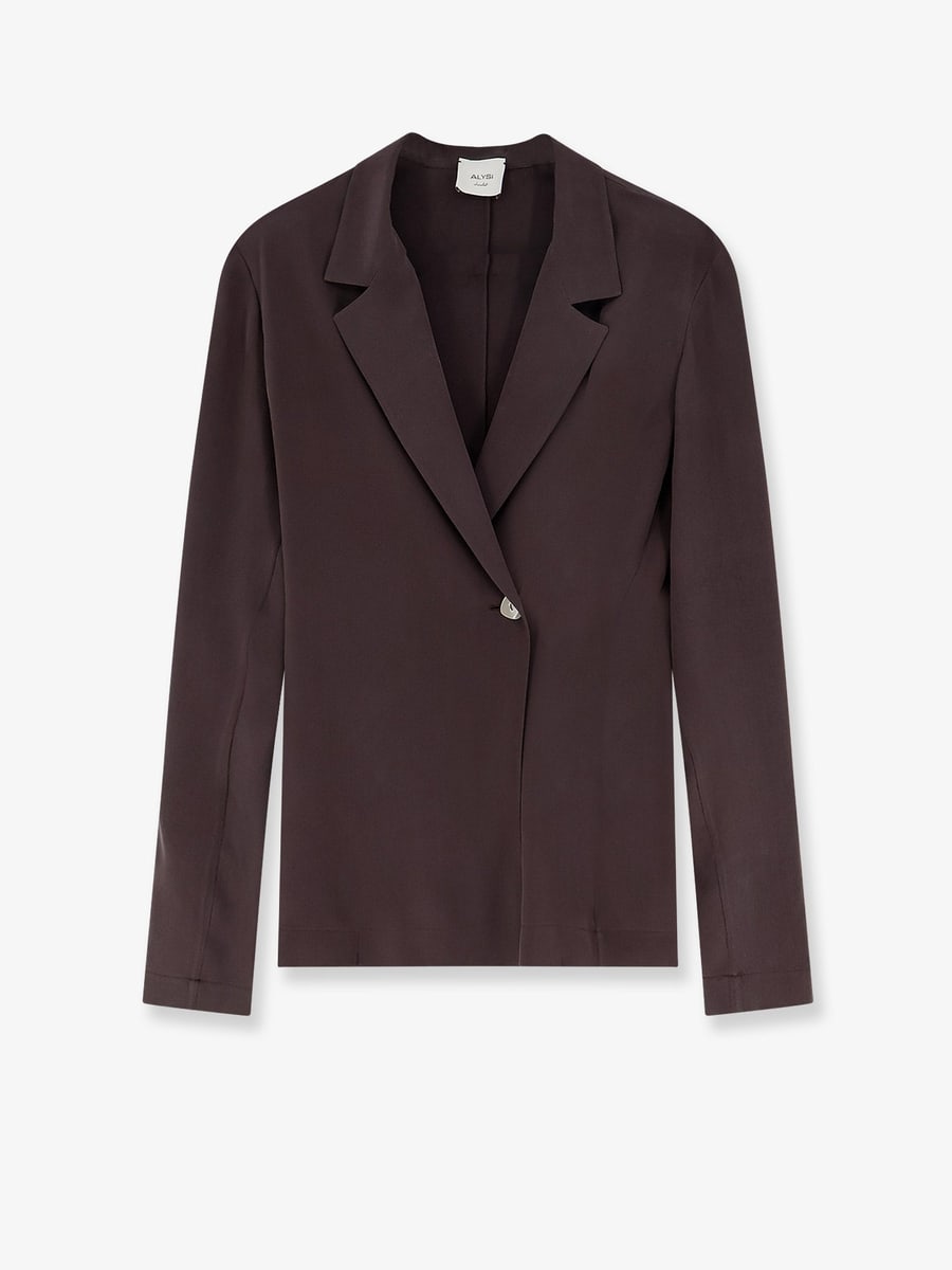 ALYSI Loose silk blazer