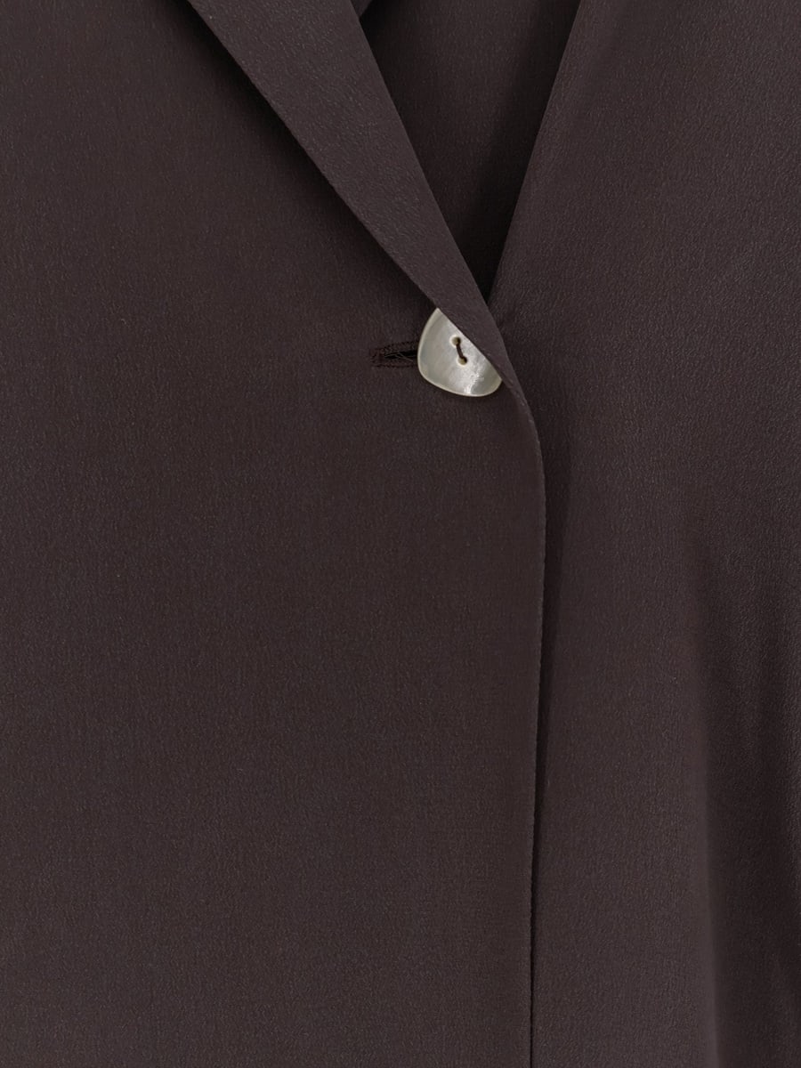 ALYSI Loose silk blazer, view 3