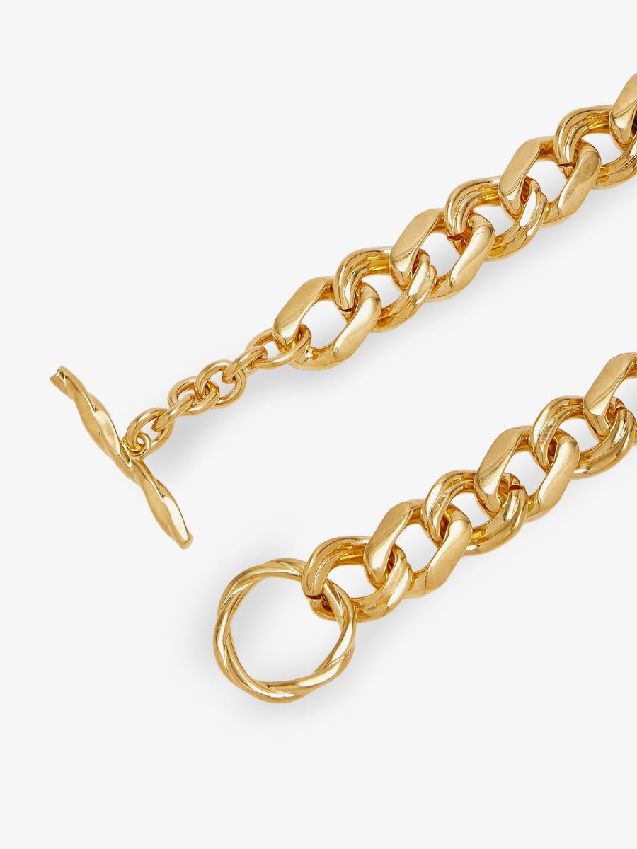 Saint Laurent Metal choker necklace, view 2
