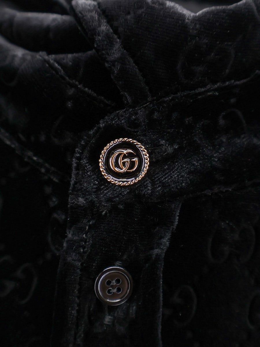 Gucci Stretch GG dévoré velvet shirt, view 5