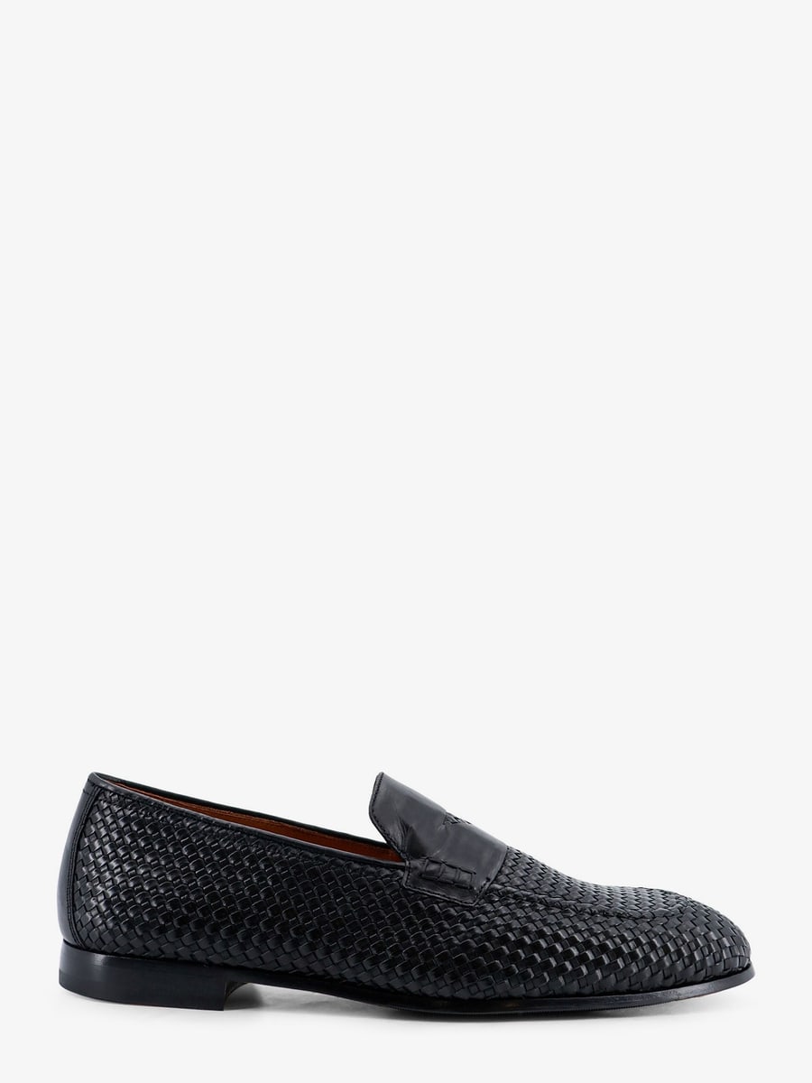 DOUCAL'S Braidy leather loafers