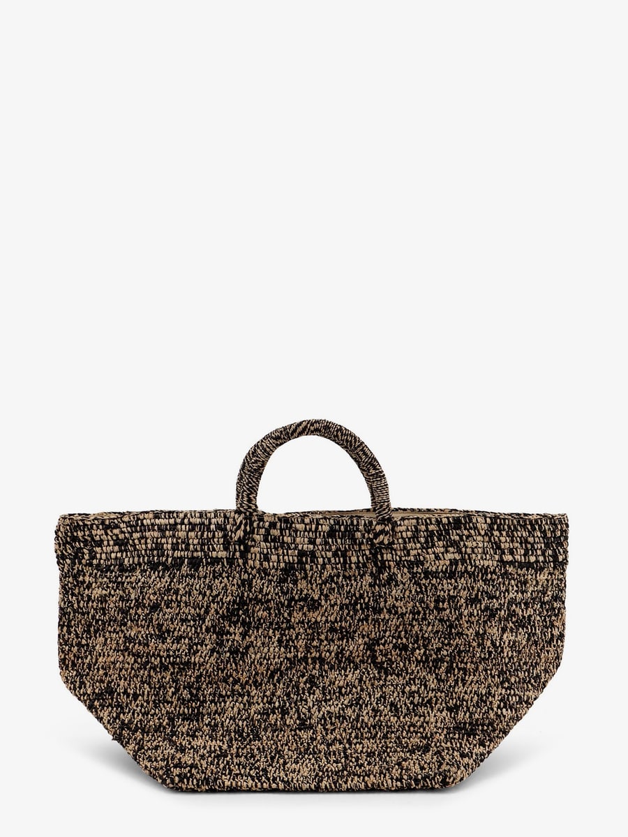IBELIV Vanilla raffia handbag