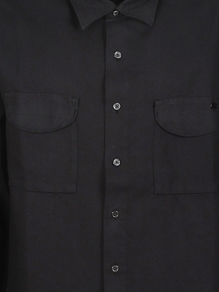 MASSIMO OSTI Paper twill shirt, view 3