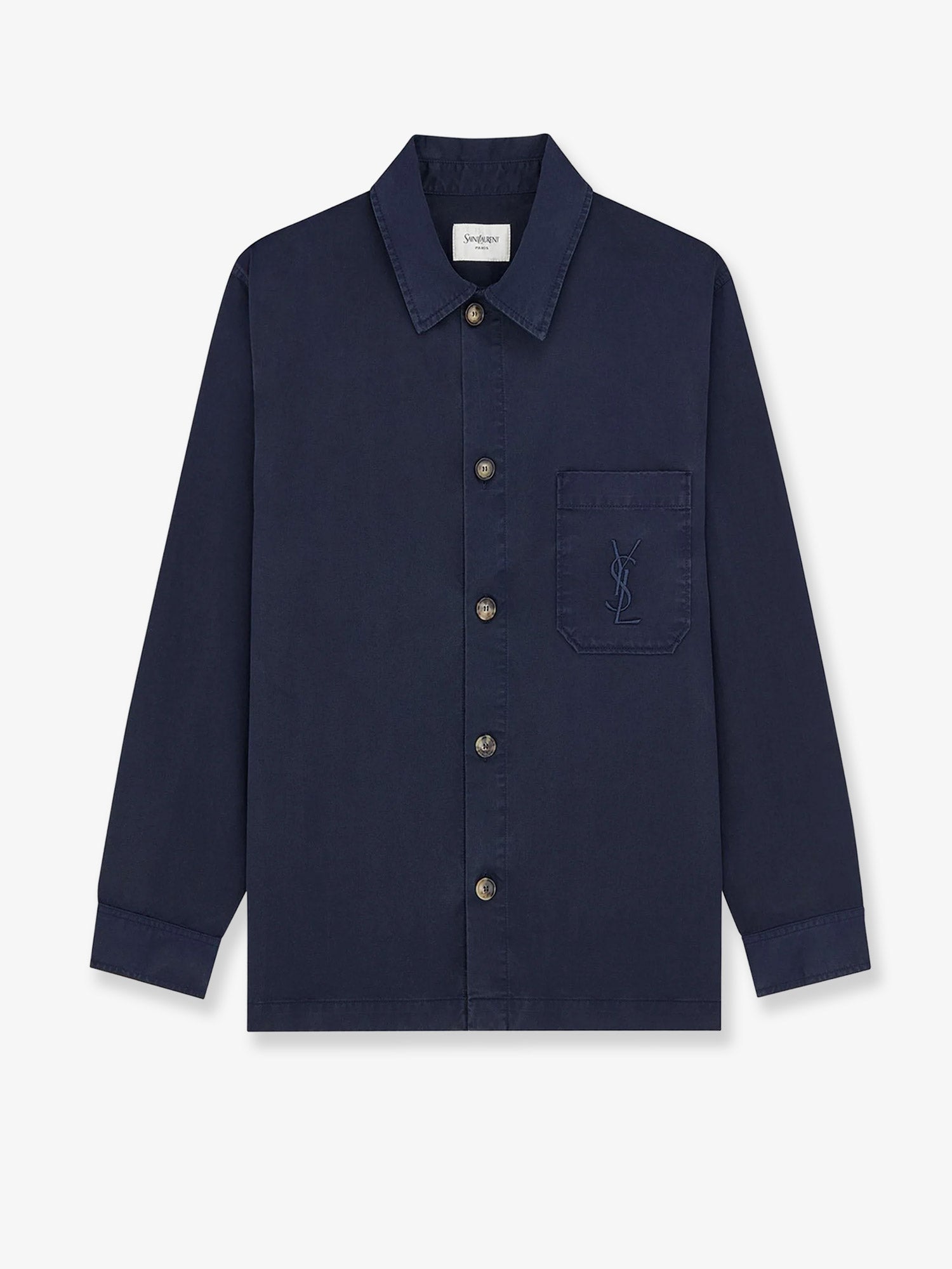 Saint Laurent Cassandre certified cotton Overshirt