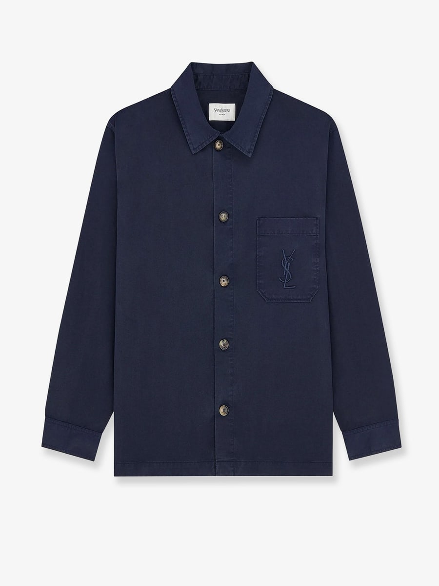 Saint Laurent Cassandre certified cotton Overshirt