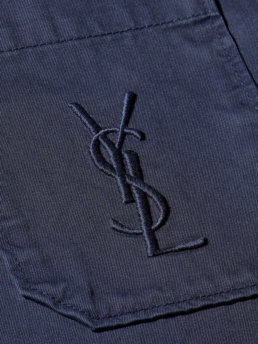 Saint Laurent Cassandre certified cotton Overshirt, view 5