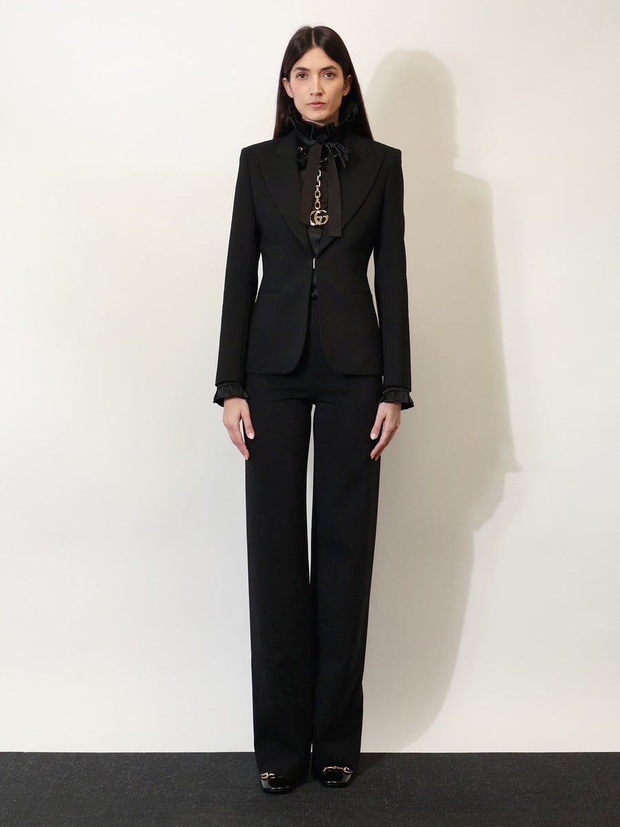 Gucci Technical stretch wool trousers, view 2