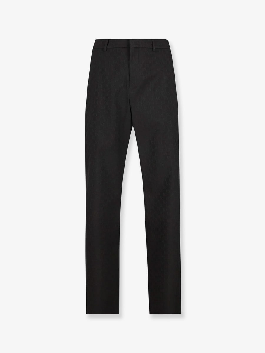 Gucci GG wool blend trousers