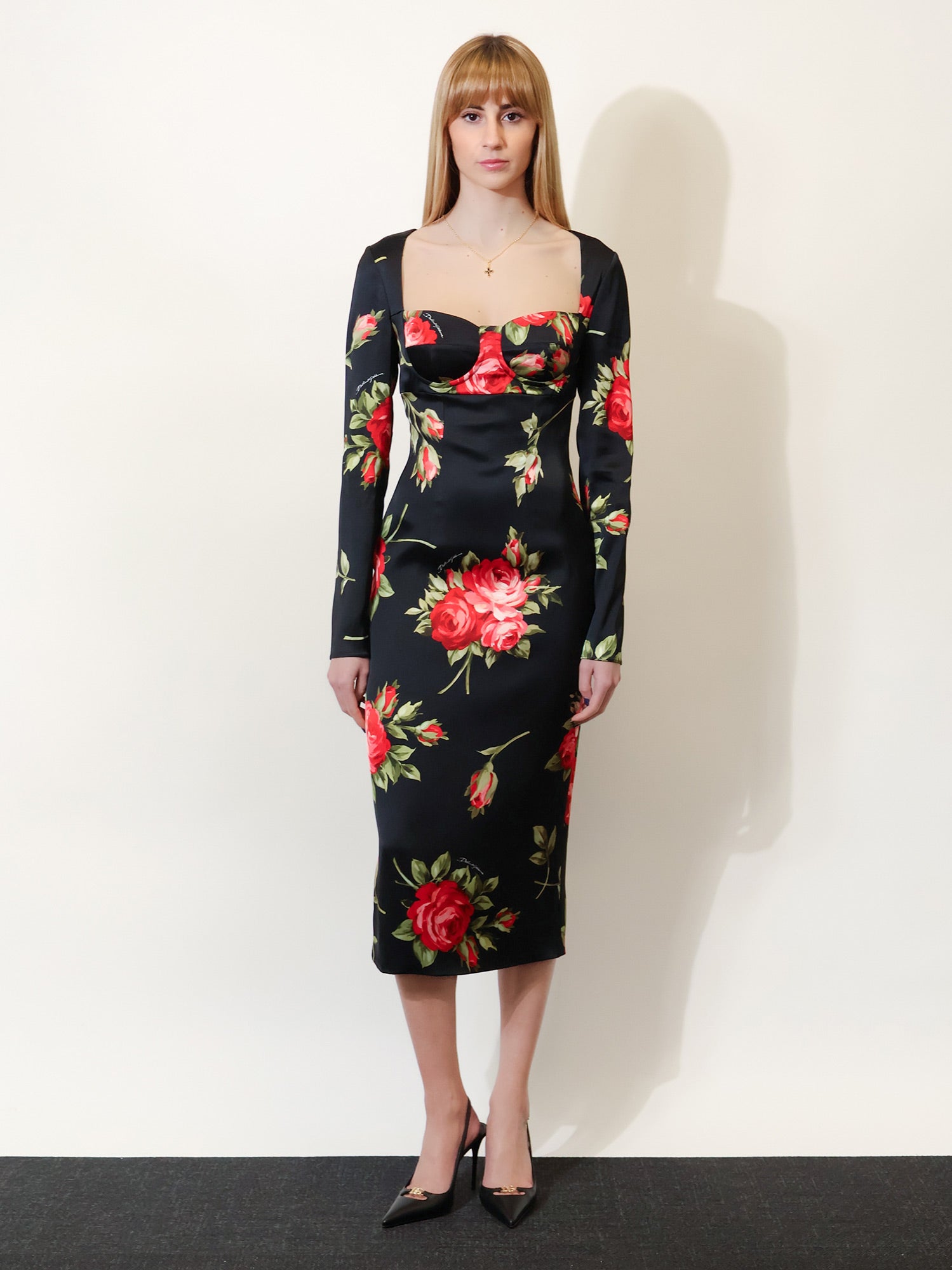 Dolce & Gabbana Viscose dress with iconic print, view 2
