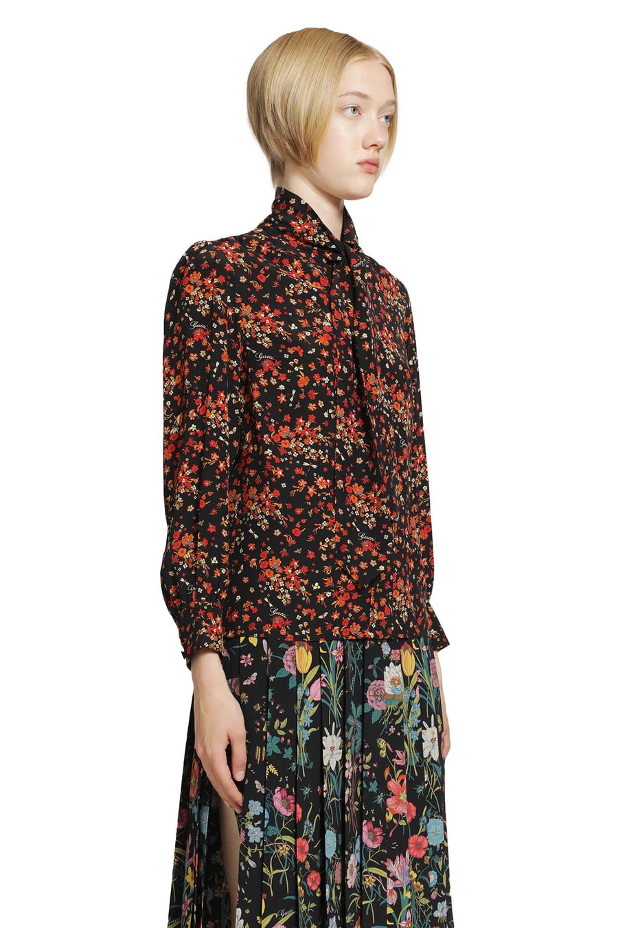 Gucci Printed Silk Shirt, view 3