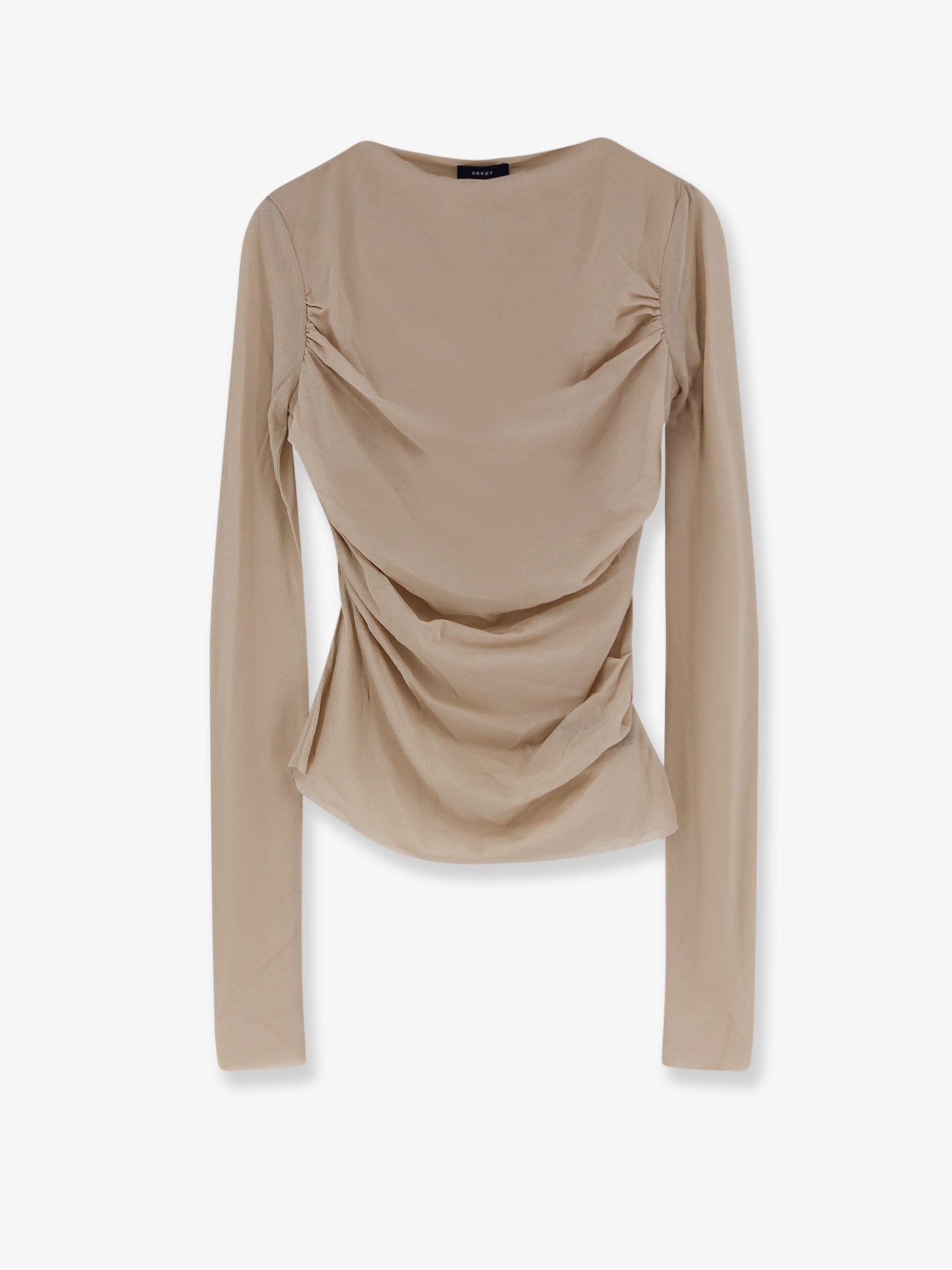 SOEUR Gaia extra-fine cotton crêpe top
