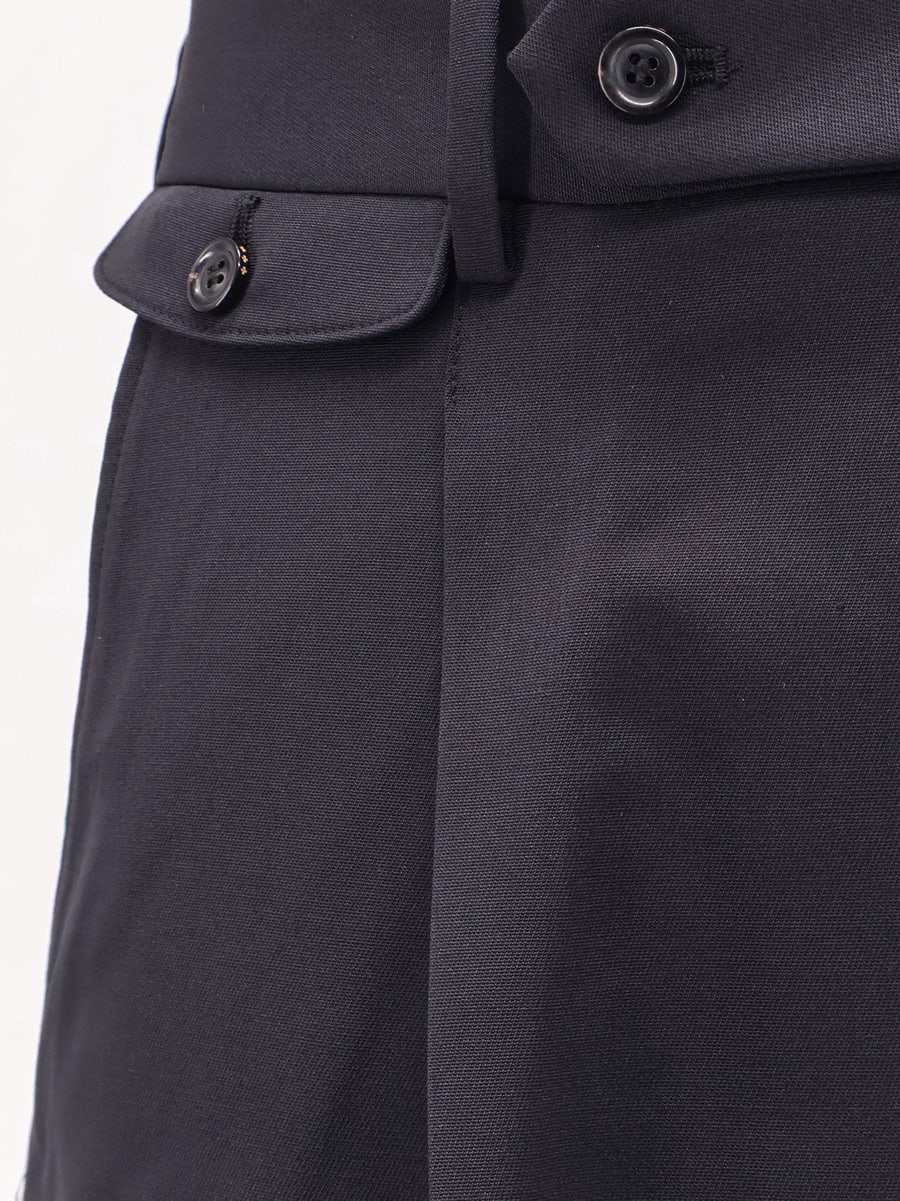 TONYWACK Wool blend bermuda shorts with frontale pinces, view 3