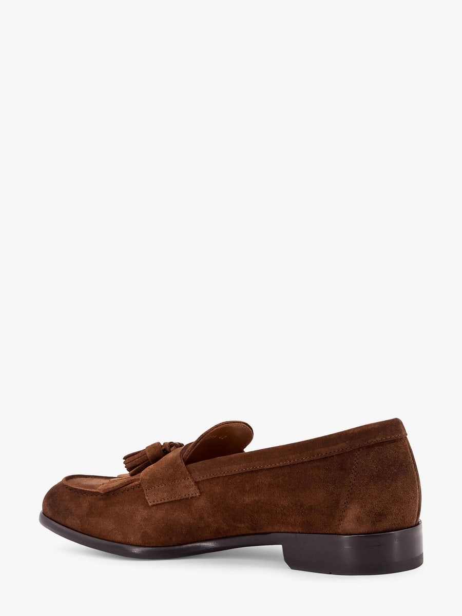 DOUCAL'S Suede loafers with tassels, view 3