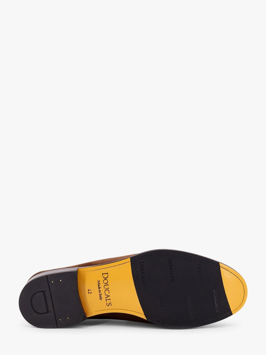 DOUCAL'S Suede loafers with tassels, view 4