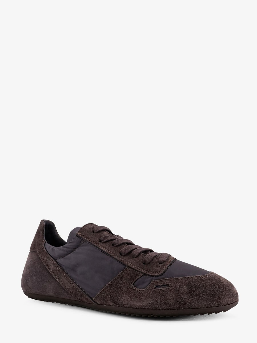 Rick Owens Minimal nylon and suede sneakers, view 2