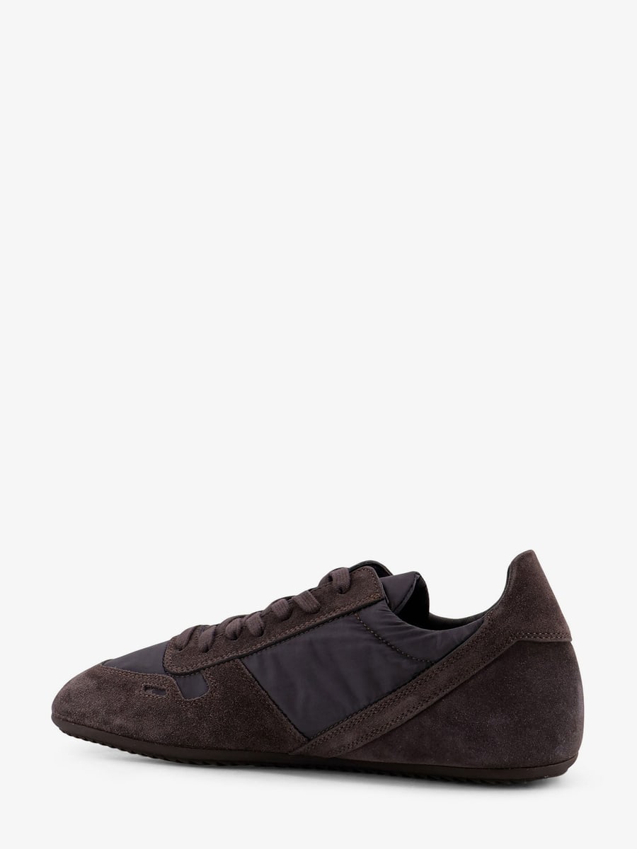 Rick Owens Minimal nylon and suede sneakers, view 3