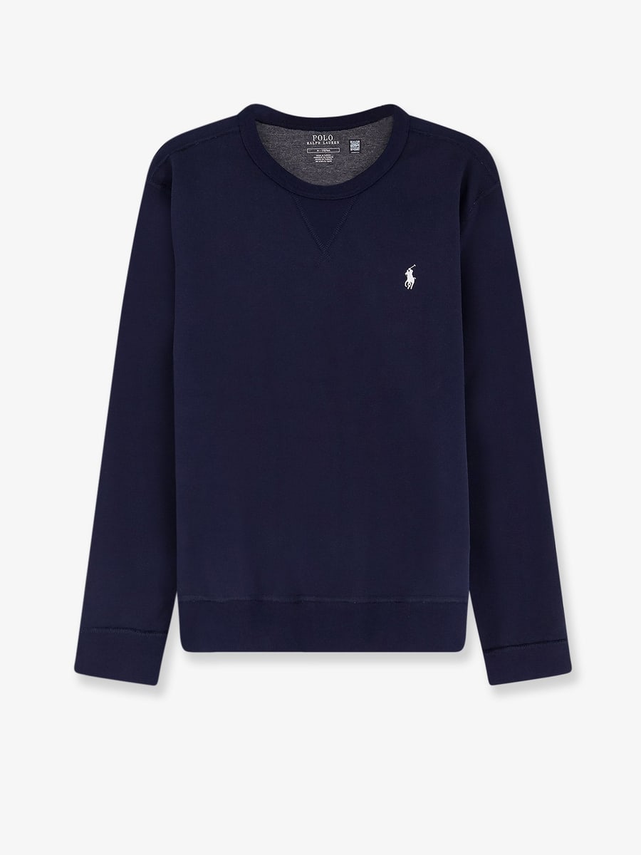 Polo Ralph Lauren Cotton blend sweatshirt with front embroidered logo