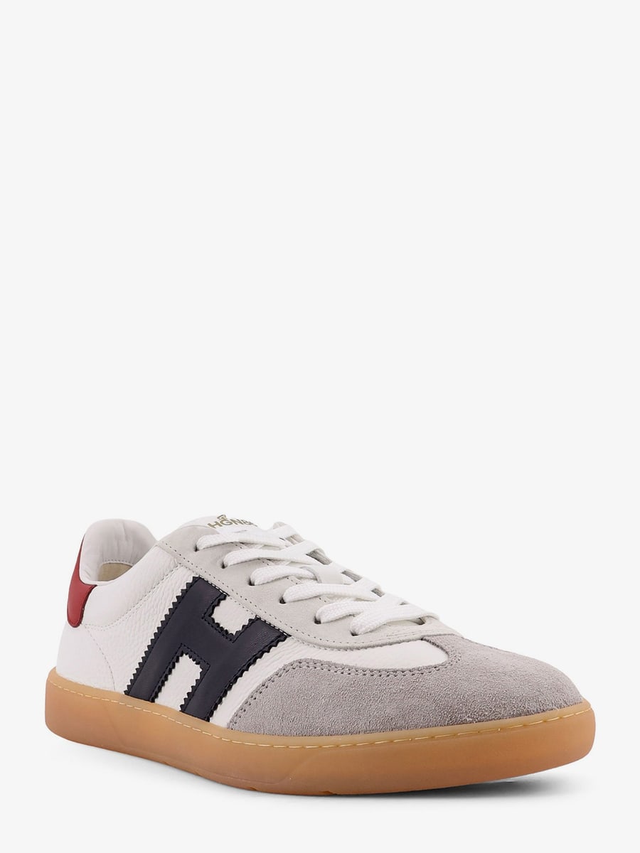 Hogan Leather sneakers with suede inserts, view 2