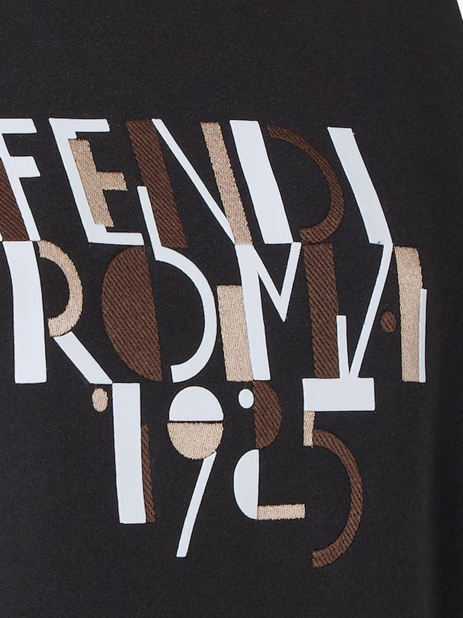Fendi Oversize cotton sweatshirt, view 3