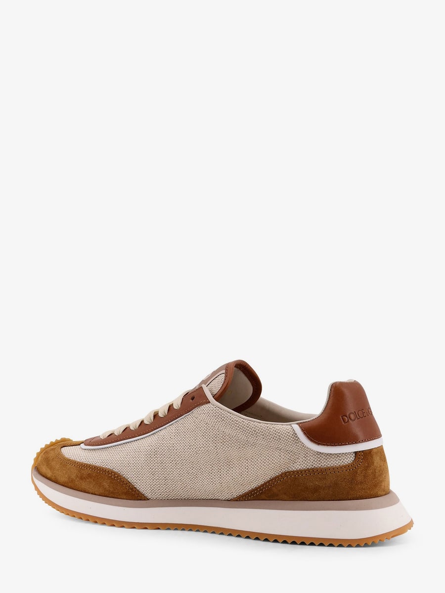 Dolce & Gabbana DG Cushion canvas with side logo sneakers, view 3