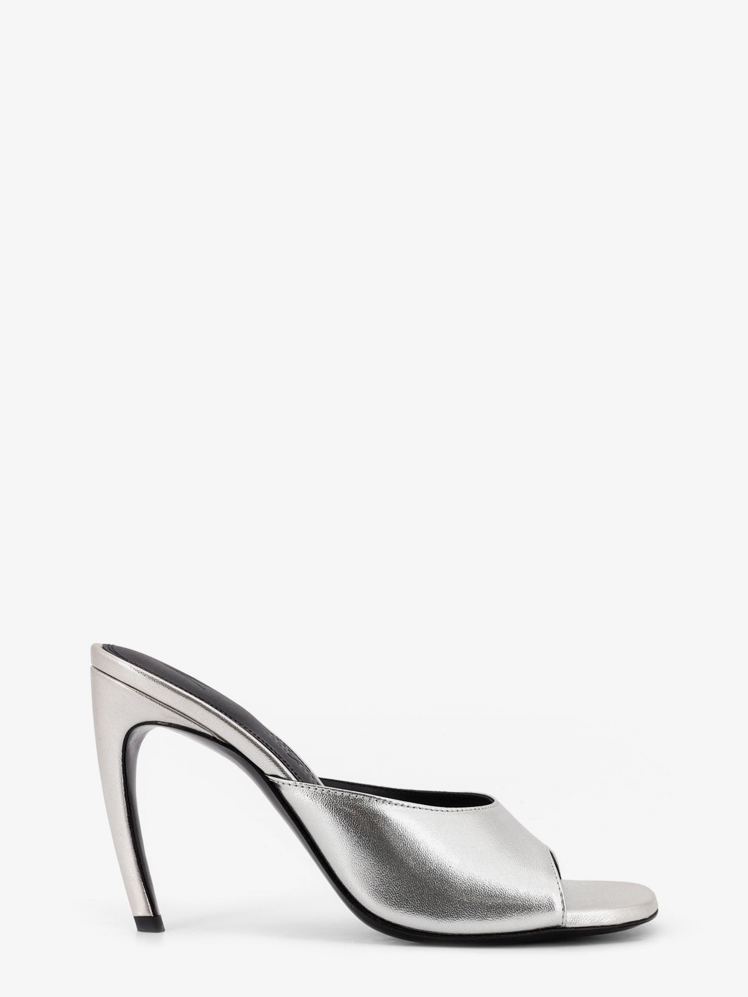 The Attico Laminated leather Betta sandals