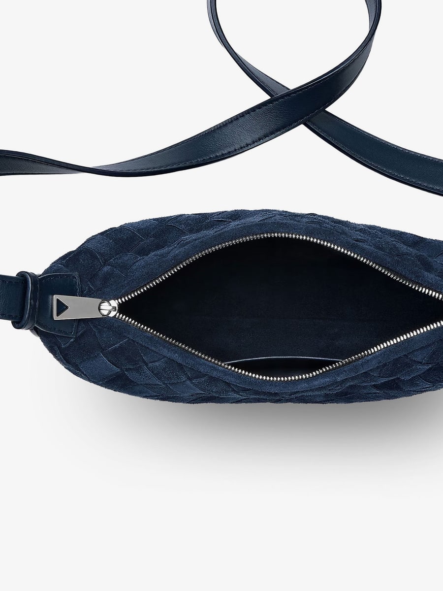 Bottega Veneta Traveler suede shoulder bag, view 4