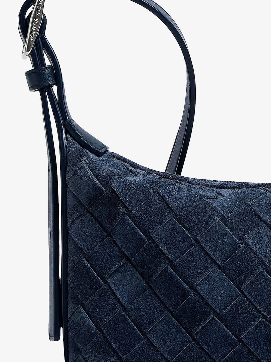 Bottega Veneta Traveler suede shoulder bag, view 5