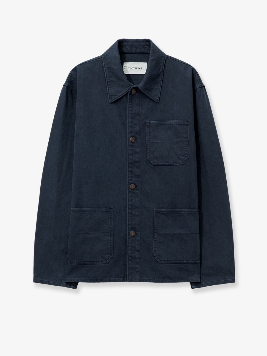 TONYWACK Cotton jacket with denim effect