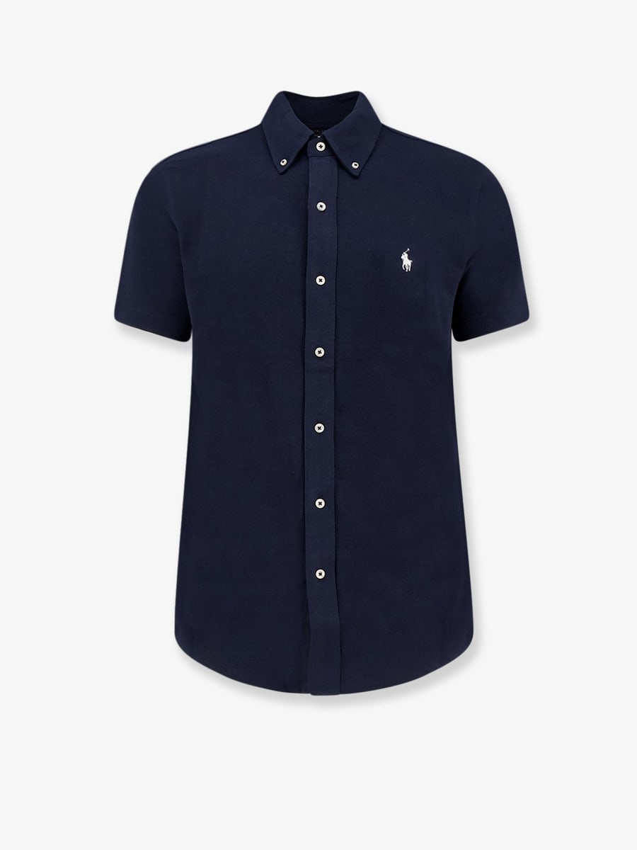 Polo Ralph Lauren Cotton shirt with front embroidered logo