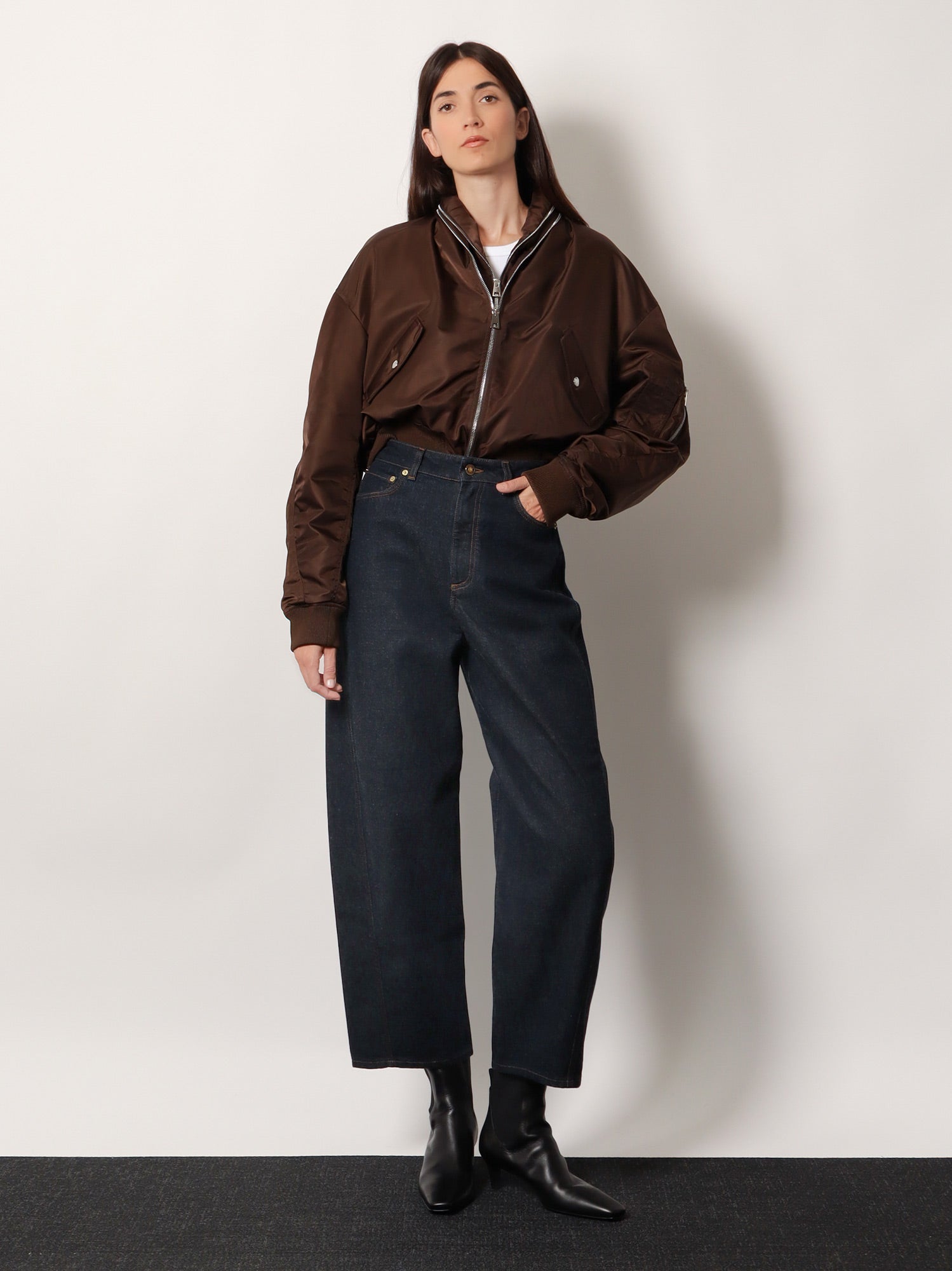 Givenchy Twisted dark blue denim jeans, view 2