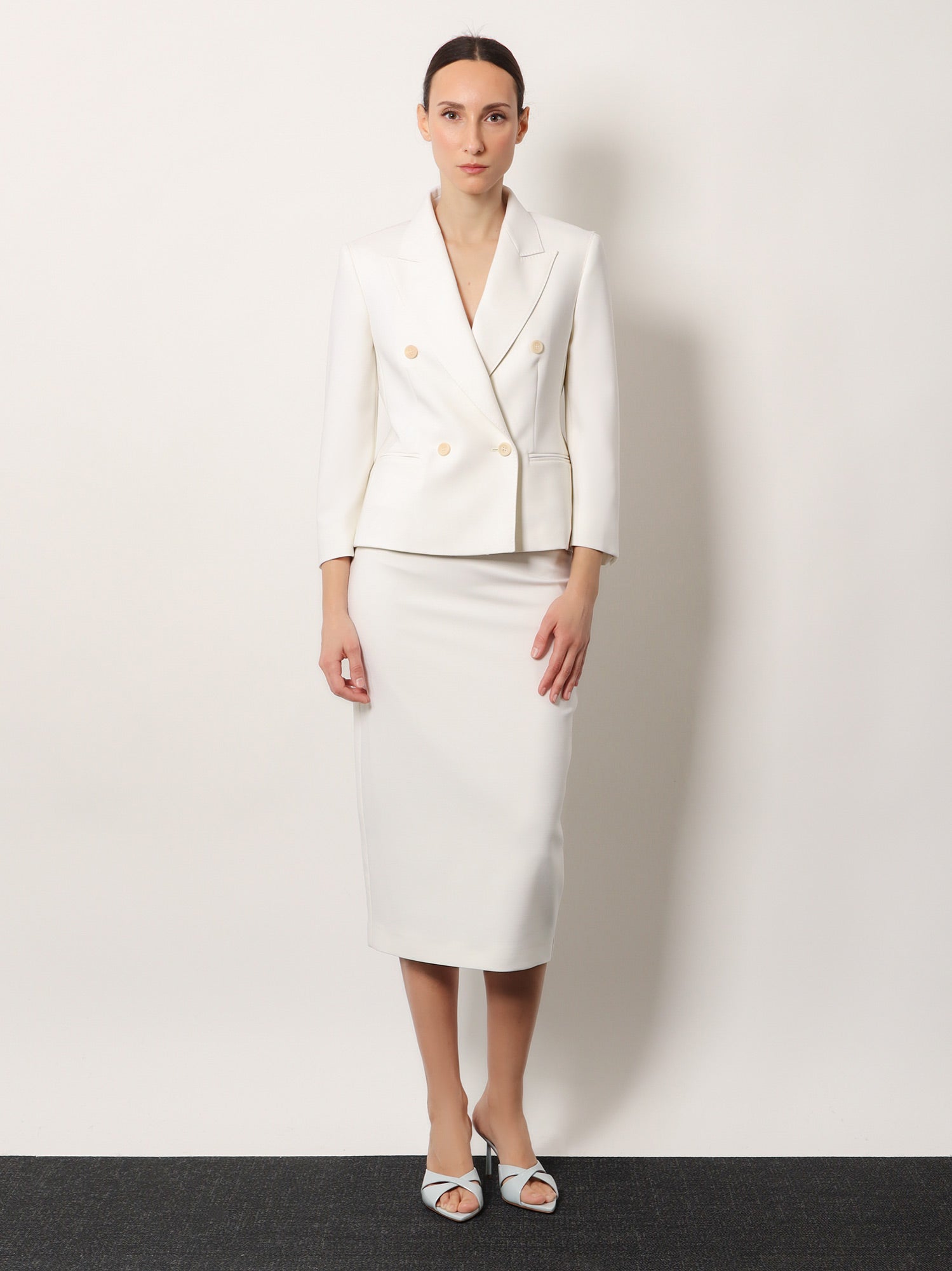 Max Mara Mxmdorico stretch virgin wool blazer, view 2