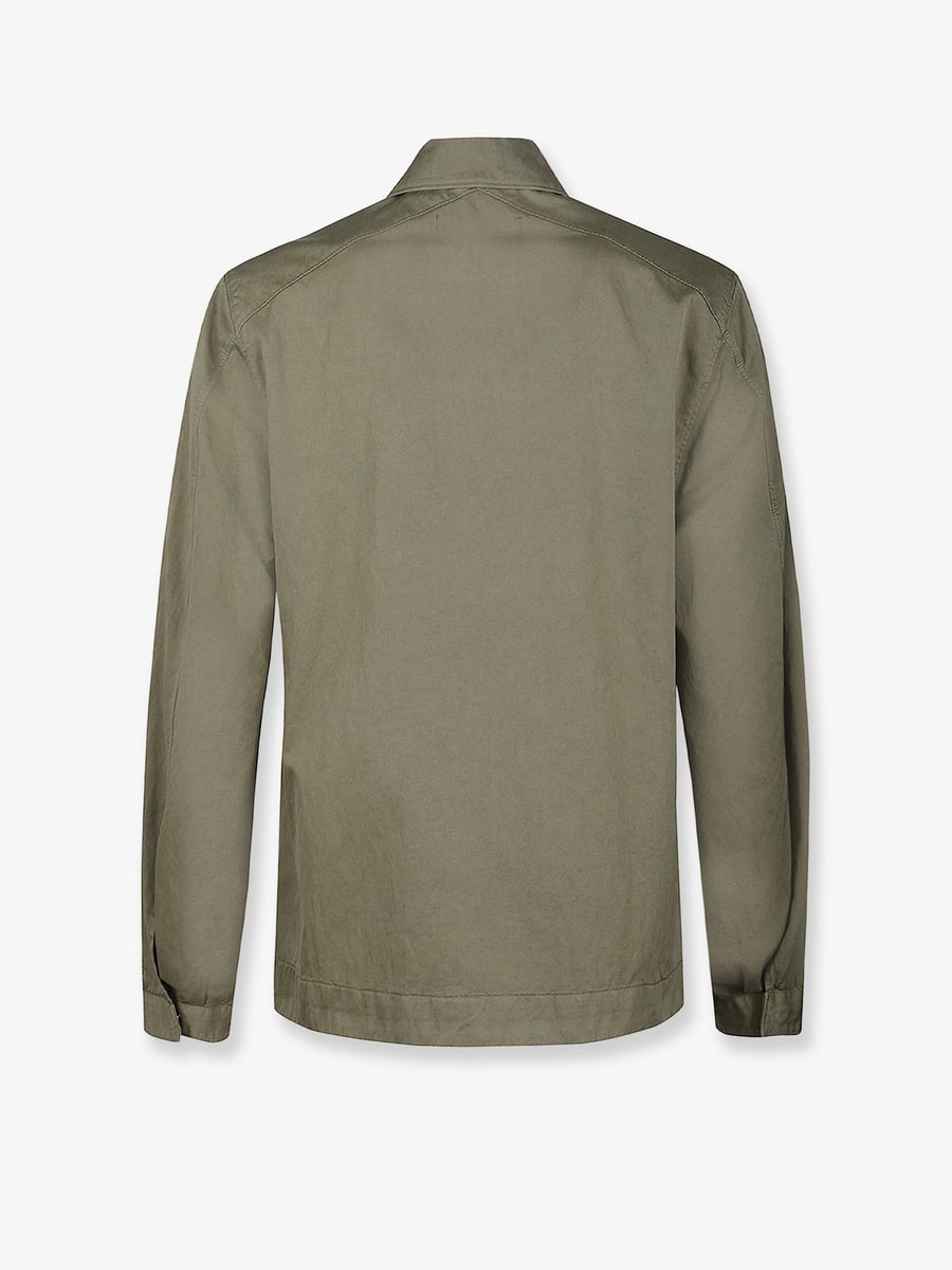 MASSIMO OSTI Overshirt cotton blend jacket, view 2